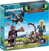 פליימוביל 70040 היקאפ ואסטריד עם דרקון תינוק - playmobil dragon