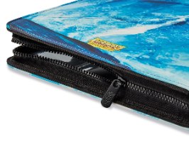 אלבום לקלפים טבעות עם ריץ רץ Dragon Shield Codex Portfolio Zipper Binder Blue Atr Dragon