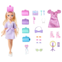 ברבי - בובת ברבי ענק ו15 אביזרים -  BARBIE JCT7295644