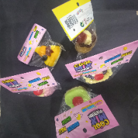 סקווישי  נידו קול מיקס בצורת עוגיות להפגת מתחים - Nido cookie-shaped squishies