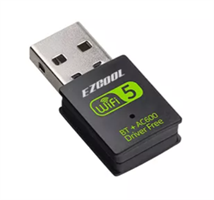 מתאם רשת אלחטית וEZcool 600Mbps Dual Band USB WIFI Adapter -BT+