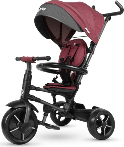 קיו פליי תלת אופן אפור ריטו סטאר סגול - QPLAY RITO 46902