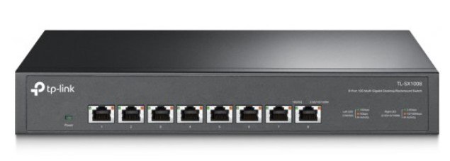 מתג 8 יציאות Tp-Link 10G Multi Gigabit Desktop Rackmount TL-SX1008 V1