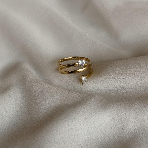 טבעת ספיר- זהב