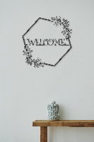 Welcome קווים משושה