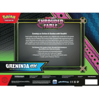 Pokemon TCG: Shrouded Fable Greninja ex קלפי פוקימון מקוריים מארז גרנינג'ה