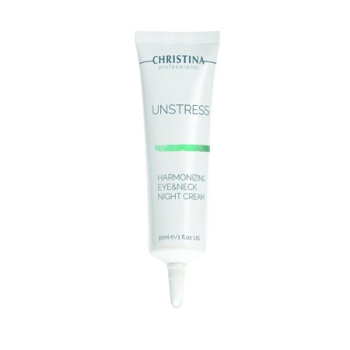 קרם עיניים וצוואר מתקן ללילה 30 מ"ל Christina Unstress Harmonizing Eye & Neck Night Cream