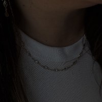 שרשרת גליטר | שרשרת זרקונים | שרשרת עיניים