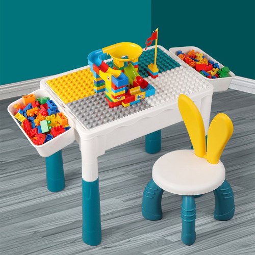 שולחן לגו מתקפל+65 חלקי לגו - Legochil