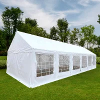 אוהל לאירועים 5X10 פרמיום PVC חזק במיוחד TENT-PRO