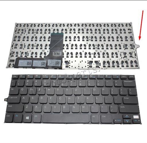 מקלדת למחשב נייד דל DELL Inspiron 11 3147 3148 US Keyboard NO Frame Black