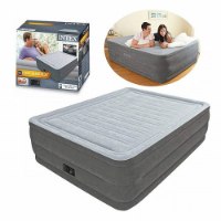 מזרן מתנפח זוגי Queen Dura-Beam Plus עם משאבה מובנית ‎203×152×56‎ ס״מ | INTEX | מק״ט ‎64418‎ |