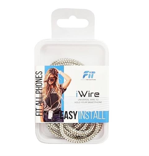 x10 שרשרת קריסטלים לסמארטפונים iWire מבית FiT - באריזה מהודרת