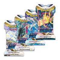 קלפי פוקימון חבילה מוסלבת Pokemon TCG Sword & Shield 12 Silver Tempest Sleeved Booster Pack