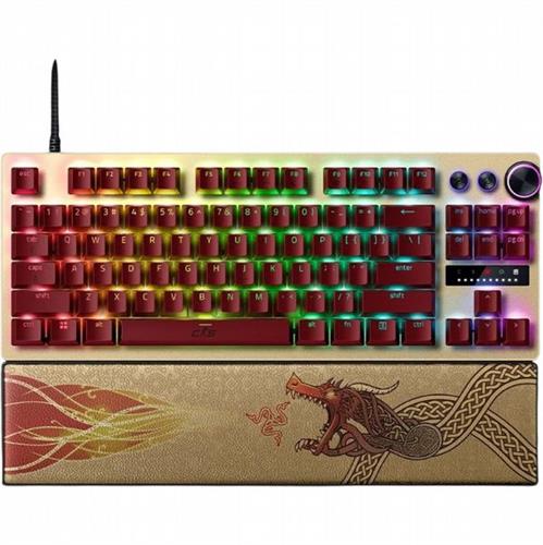 מקלדת גיימינג אופטית Razer Huntsman V3 Pro CS2 Edition