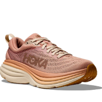 HOKA Bondi 8 נעלי ספורט נשים הוקה בונדי 8 בצבע חול אבן/קרם | HOKA