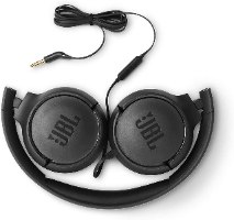 אוזניות JBL Tune T500 קשת חוטיות עם מיקרופון מובנה - אחריות מודן
