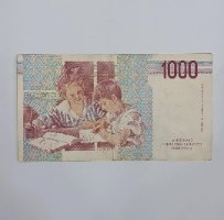 שטר 1000 לירות, איטליה- Montessori מריה מונטסורי