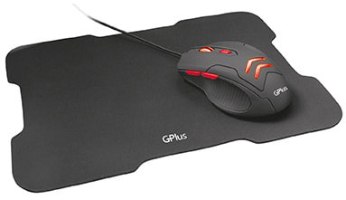 ערכת גיימינג מקצועית – עכבר מואר + פד GPlus KM‑500