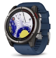 שעון Garmin Quatix 8 AMOLED 51 mm עם נפח סוללה גדול ל-29 ימים של שימוש במצב חכם  