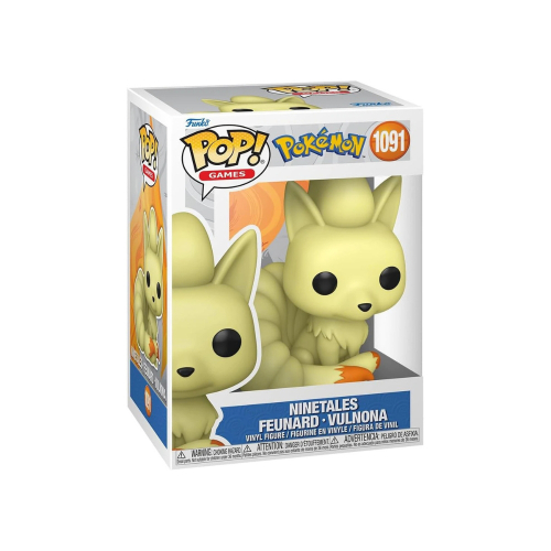 בובת פופ פוקימון ניינטיילס - Funko Pop Games Pokemon Ninetales #1091