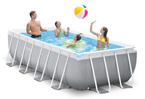 בריכה מלבנית Prism Frame Ultra ‎400×200×100‎ ס״מ | INTEX | מק״ט ‎26788‎ | קפיץ קפוץ