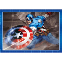 קלמנטוני - פאזלים  4 ב 1  מארוול אוונג'רס - Clementoni Puzzle 4in1 The Avengers