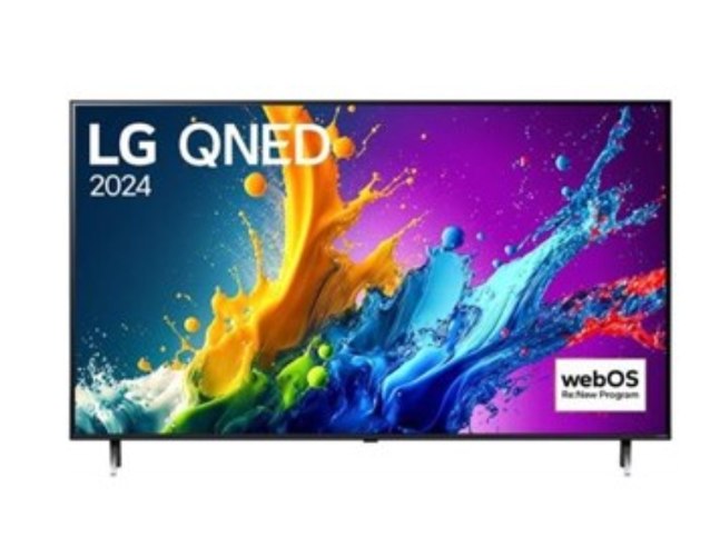 טלוויזיה "4K QNED 75 אל ג'י דגםLG 75QNED80T6B