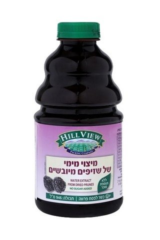 משקה שזיפים טבעי 946 מ"ל - Hill Wiew