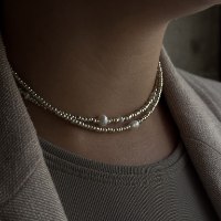 שרשרת אורי| שרשרת חרוזים סינים זהב מטאלי .