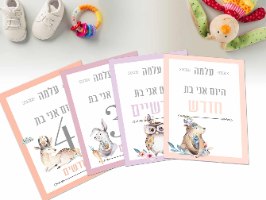 גלויות לתיעוד השנה הראשונה של התינוק