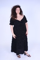 שמלת אוסקר לורקס שחור