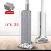 גדול 36 ס״מ - 4 מטליות - מגב הפלא 360° לניקוי רצפות MagicMop