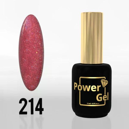 לק ג'ל 214 פאוור ג'ל POWER GEL