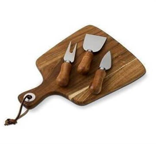 מארז קרש עץ לחיתוך גבינות וסכינים - ברינגר Behringer NY-7072