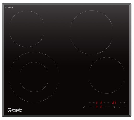 כיריים אינדוקציה זכוכית שחורה GRH-9061-CB GRAETZ