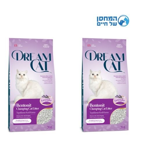 40 ליטר דרים קט חול מתגבש לבנדר