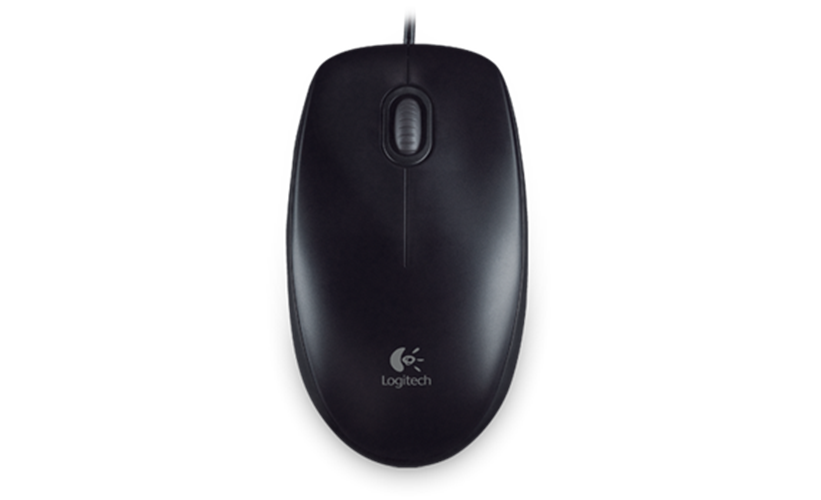עכבר חוטי Logitech B100 Optical