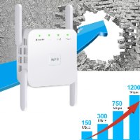 מגדיל טווח אלחוטי לאינטרנט WIFI בכל הבית 1200Mbps