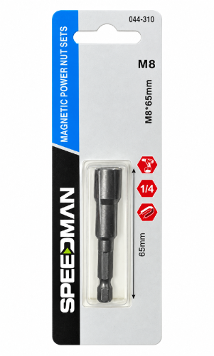 ביט לעוגנים מגנטי ⁦SPEEDMAN⁩ – ⁦M8×65⁩ מ״מ