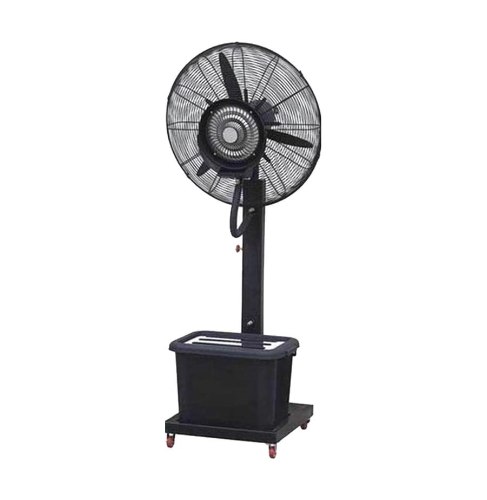 מאוורר מערפל מים 26″ KR‑26‑WATER מבית Krauss – קירור טבעי עוצמתי עם מיכל 41 ל' וניידות קלה