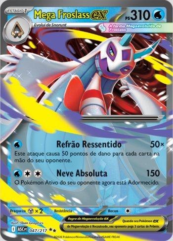 קלף פוקימון בודד single - MEGA FROSLASS EX – ASCENDED HEROES – 047/217