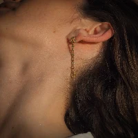 Long Drop Diamonds Earrings