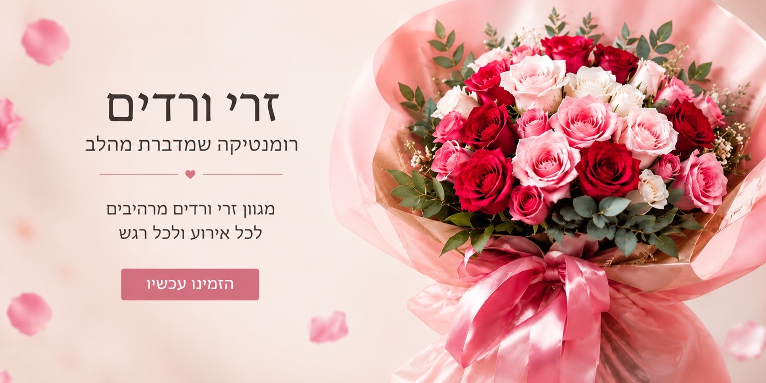 זרי ורדים - Galia flowers חנות קטנה ומטריפה|משלוח פרחים באשדוד |חנות פרחים באשדוד|