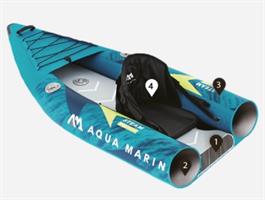 קיאק זוגי Aqua Marina STEAM22 ST-412 עם ידיות נשיאה להובלה נוחה