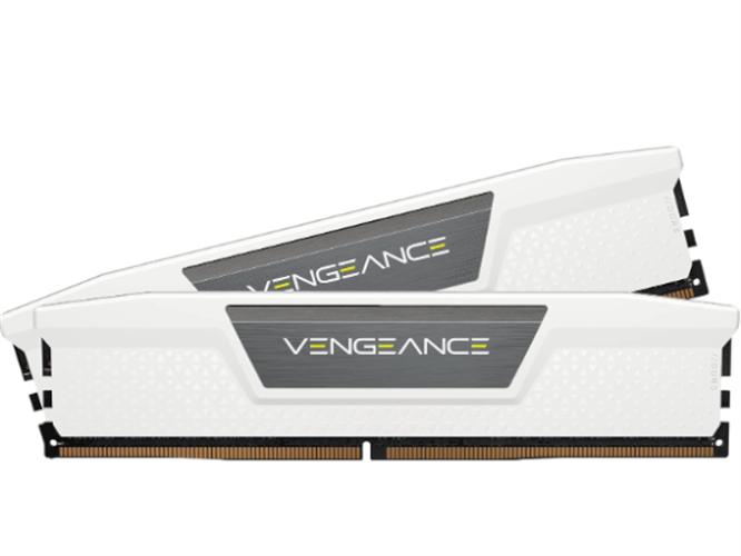 ז. לנייח CORSAIR VENGEANCE 32GB 2X16 DDR5 6000Mhz C36 WHITE