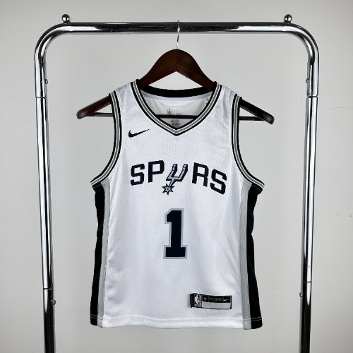 גופיית ילדים NBA סן אנטוניו ספרס Association Edition - ויקטור וומבניאמה 25/26