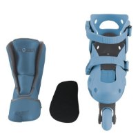 גלגיליות 2 ב-1 מידה 26-29 צבע כחול פסטל Globber 2 in 1 – ריפוד פנימי כחול כרית שחורה וגלגילייה חיצונית בנפרד על רקע לבן