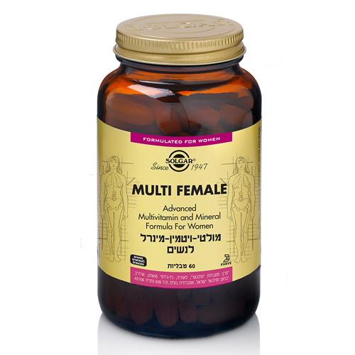 מולטי ויטמין מינרל לנשים ,60 טבליות ,סולגאר