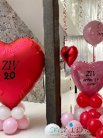 סלון אהבה – עיצוב בלונים מרהיב לחגיגה מפוארת